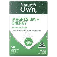 Nature's Own Magnesium + Energy Effervescent 60 Tablets
