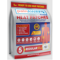 Painaway Heat Patches Regular 5 Pack