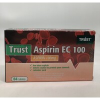 Trust Aspirin EC 100mg 84 Tabs