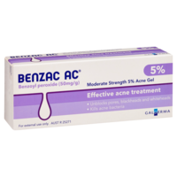 Benzac AC Moderate Strength 5% Acne Gel 60g