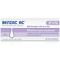 Benzac AC Acne Treatment Gel 2.5% 60g