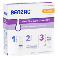 Benzac Clear Skin Acne Control Kit