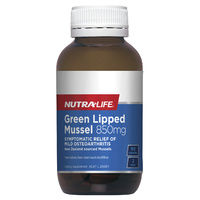 Nutra Life Green Lipped Mussel 850mg 90 Capsules