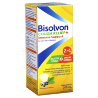 Bisolvon Cough Relief + Immune Support Oral Liquid 200mL Blackcurrant