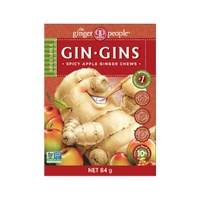 The Ginger People Gin Gins Ginger Chews Spicy Apple 84g