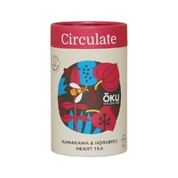 OKU New Zealand Circulate Kawakawa & Horopito Heart Leaf Tea Loose Leaf 30g