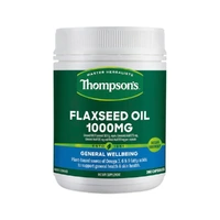 Thompson's Flaxseed Oil 1000mg 200 Capsules