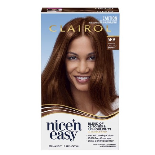 Clairol Nice N Easy 5RB Medium Chestnut Brown