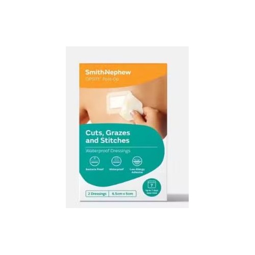 Opsite Post-Op Dress 6.5x5.5cm 2 Pack
