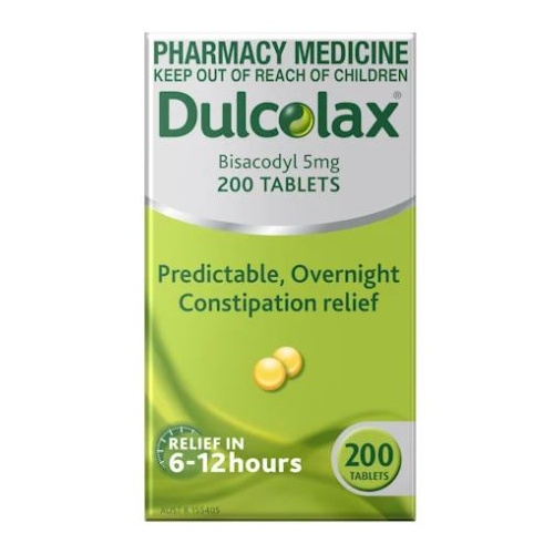 Dulcolax 5mg 200 Tablets (S2)