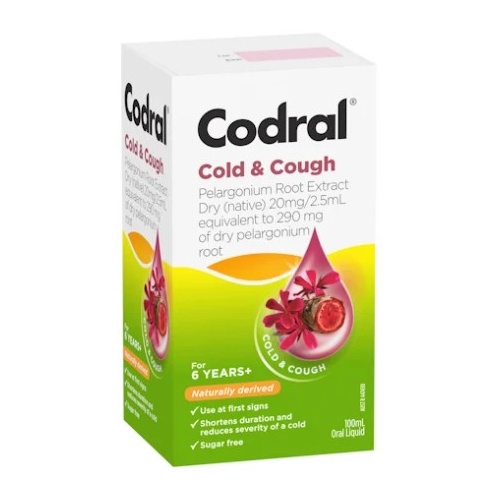 Codral Cold & Cough Pelargonium Root 100mL