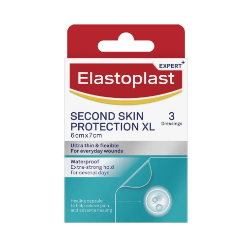 Elastoplast Second Skin Protection Strips XL 6cm x 7cm 3 Pack