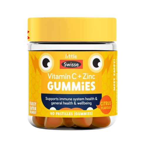 Little Swisse Vitamin C + Zinc Gummies 40 Pack