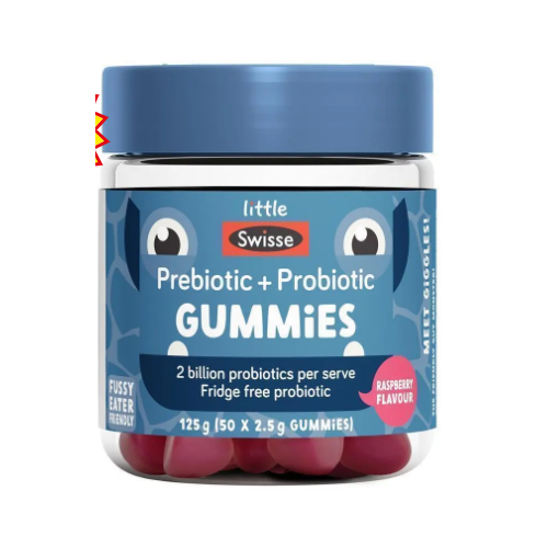 Little Swisse Pre+Probiotic Gummies 50 Pack