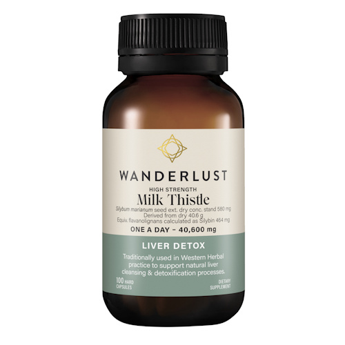 Wanderlust High Strength Milk Thistle 100 caps