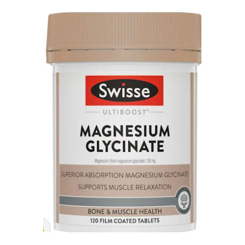 Swisse Ultiboost Magnesium Glycinate 120 Tablets