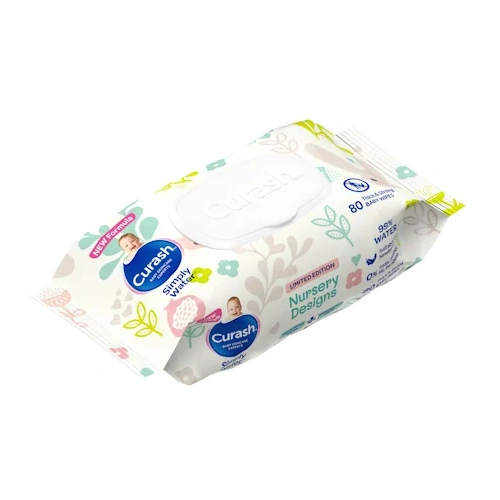 Curash Simply Water Wipes Bunny's Limited Edition 80s Pack