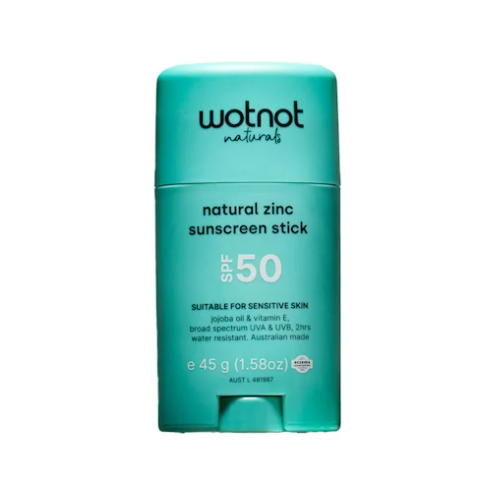 Wotnot Natural Zinc Sunscreen SPF50 Stick 45g