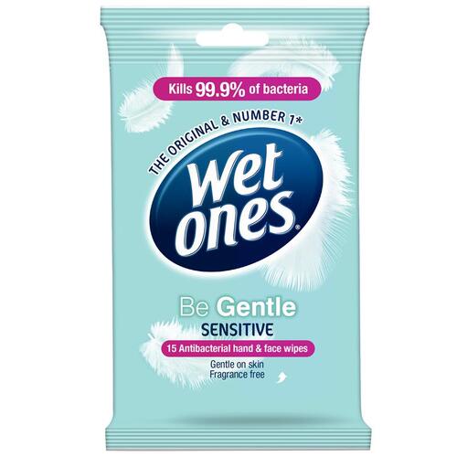 Wet Ones Be Gentle Travel 15 Pack