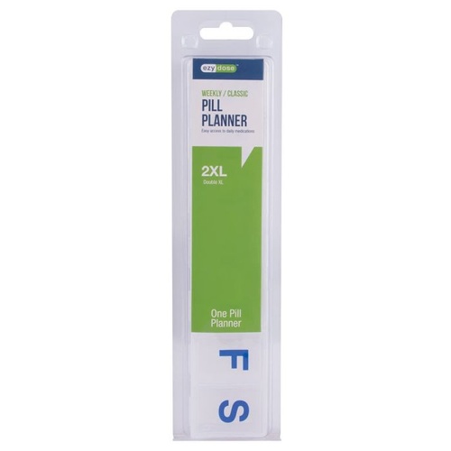 Ezy Dose 7-Day Classic Pill Reminder: 2XL Jumbo