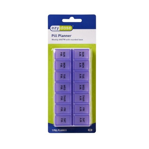Ezy Dose 7-Day AM/PM Contoured-Bottom Pill Reminder