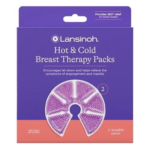 Lansinoh Hot & Cold Breast Therapy Packs [2 Units] 
