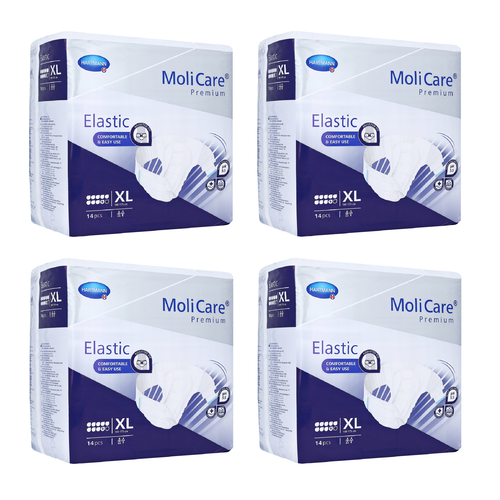 MoliCare Premium Elastic Slip Size Extra Large 9 Drops 14 Pack [Bulk Buy 4 Units]