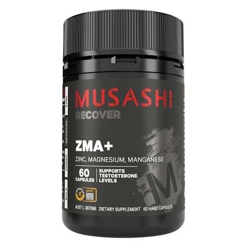 Musashi ZMA + Mineral Blend 60 Capsules