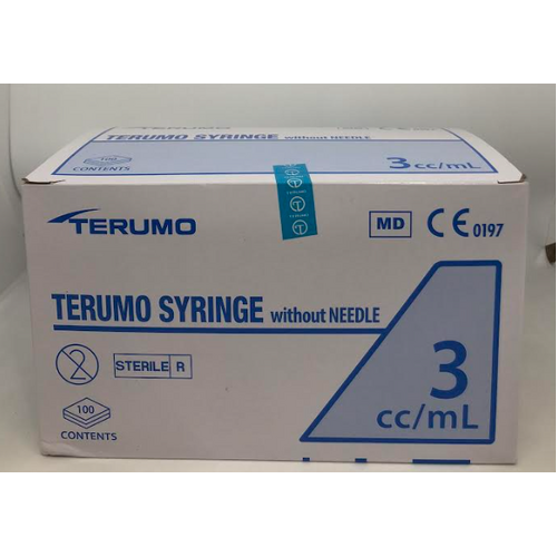 Terumo 100 x 3ml Syringes Luer Slip Tip