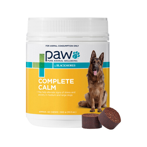 PAW By Blackmores Complete Calm (For Dogs approx 60 Chews) 300g