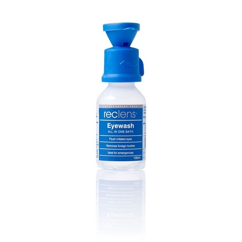 Reclens Eyewash with Eye Cup 100ml