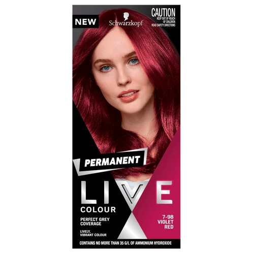 Schwarzkopf LIVE Colour Permanent 7.98 Violet Red