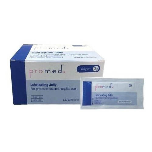 Promed Lubricating Jelly 3g Sachets 144 Pack