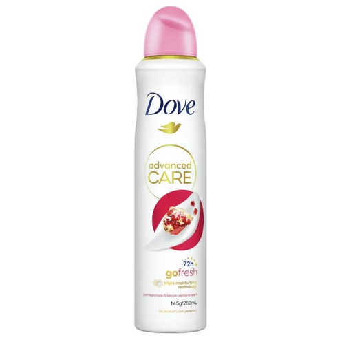 Dove Antipersipirant Advanced Care 72h Pomegranate & Lemon Verbena 250ml