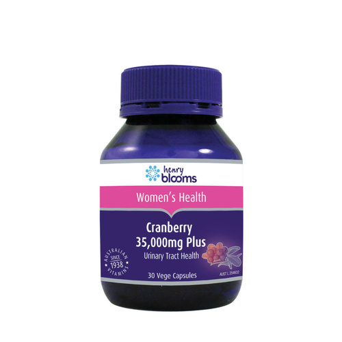 Henry Blooms Cranberry 35,000mg Plus 30 Capsules