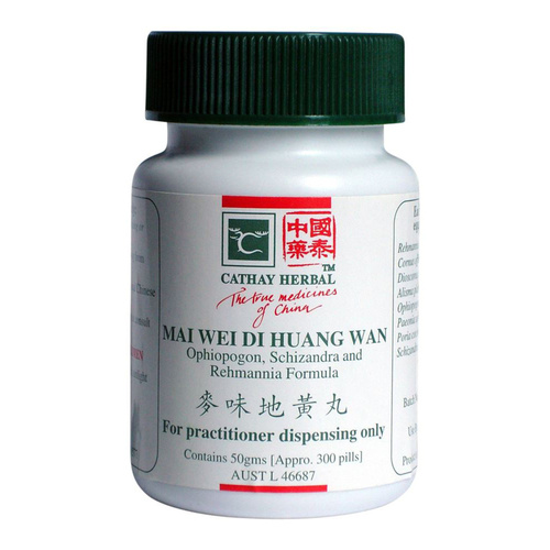 Cathay Herbal Ophiopogon, Schizandra & Rehmannia Formula (50g) 300 Pill