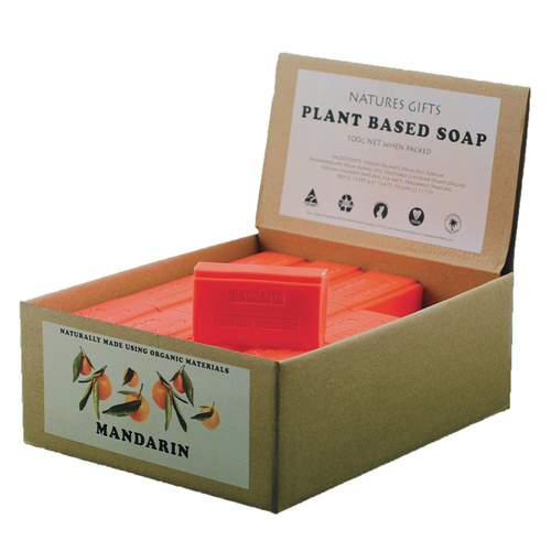 Clover Fields Mandarin Soap 100g [Bulk Buy 36 Units]