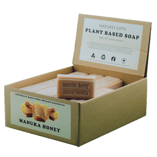 Clover Fields Manuka Honey Soap 100g [Bulk Buy 36 Units]