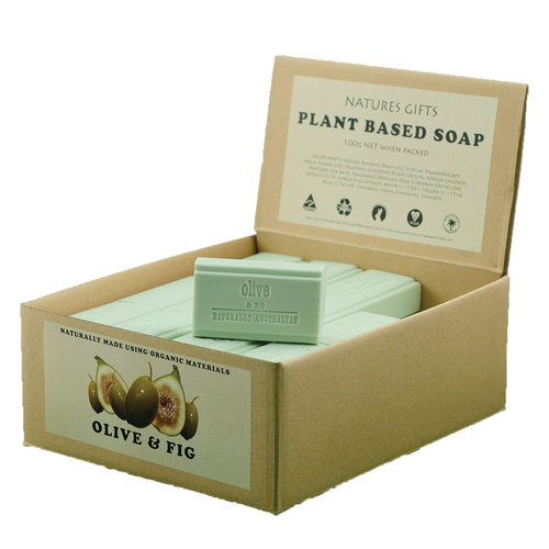 Clover Fields Olive and Fig Soap 100g [Bulk Buy 36 Units]