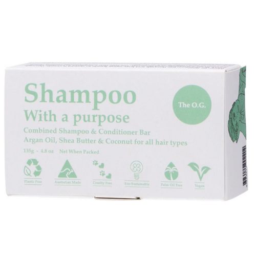Shampoo With A Purpose Shampoo & Conditioner Bar The O.G. 135g 