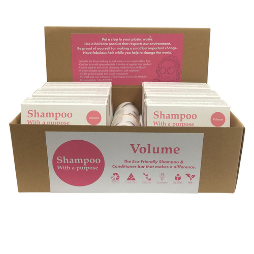 Shampoo With A Purpose Shampoo & Conditioner Bar Volume 135g [12 Pack]