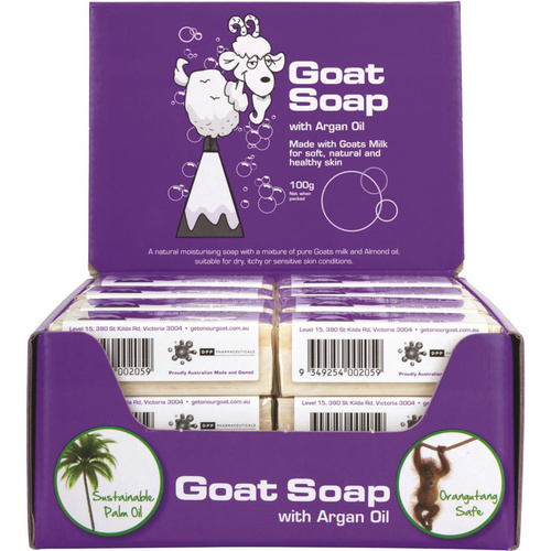 DPP Goat Soap Argan Oil 100g [Bulk Buy 24 Units]