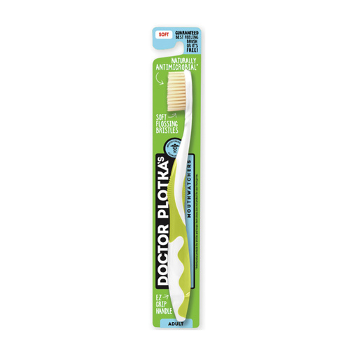 Doctor Plotka's Mouthwatchers Toothbrush Adult Soft Green