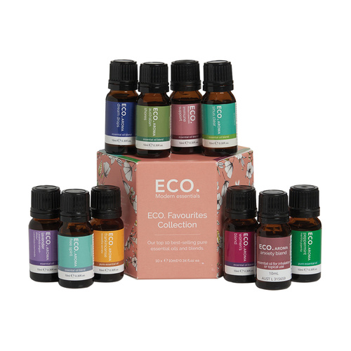 Eco Modern Essentials Aroma Essential Oil Favourites Collection 10ml (10 Essential Oils)