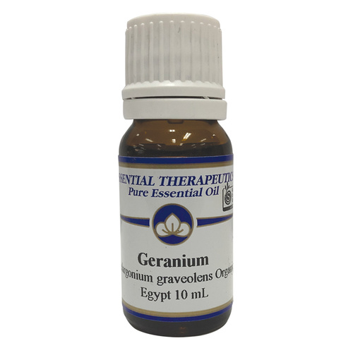 Essential Therapeutics Essential Oil Geranium (Rose) Organic 10ml