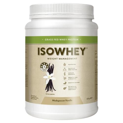 IsoWhey Weight Loss Protein Madagascan Vanilla 672g 