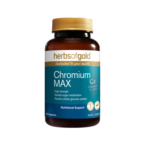 Herbs Of Gold Chromium MAX 60 Capsules