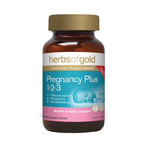 Herbs Of Gold Pregnancy Plus 1-2-3 60 Tablets