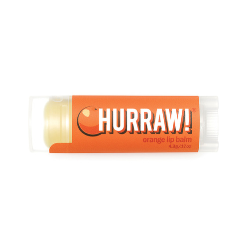 Hurraw! Organic Lip Balm Orange 4.8g