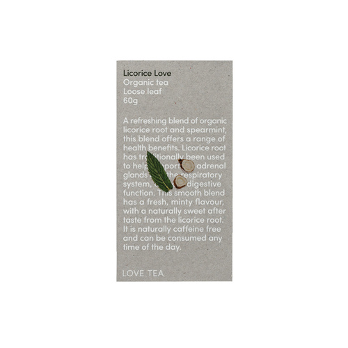 Love Tea Organic Licorice Love Tea Loose Leaf 60g